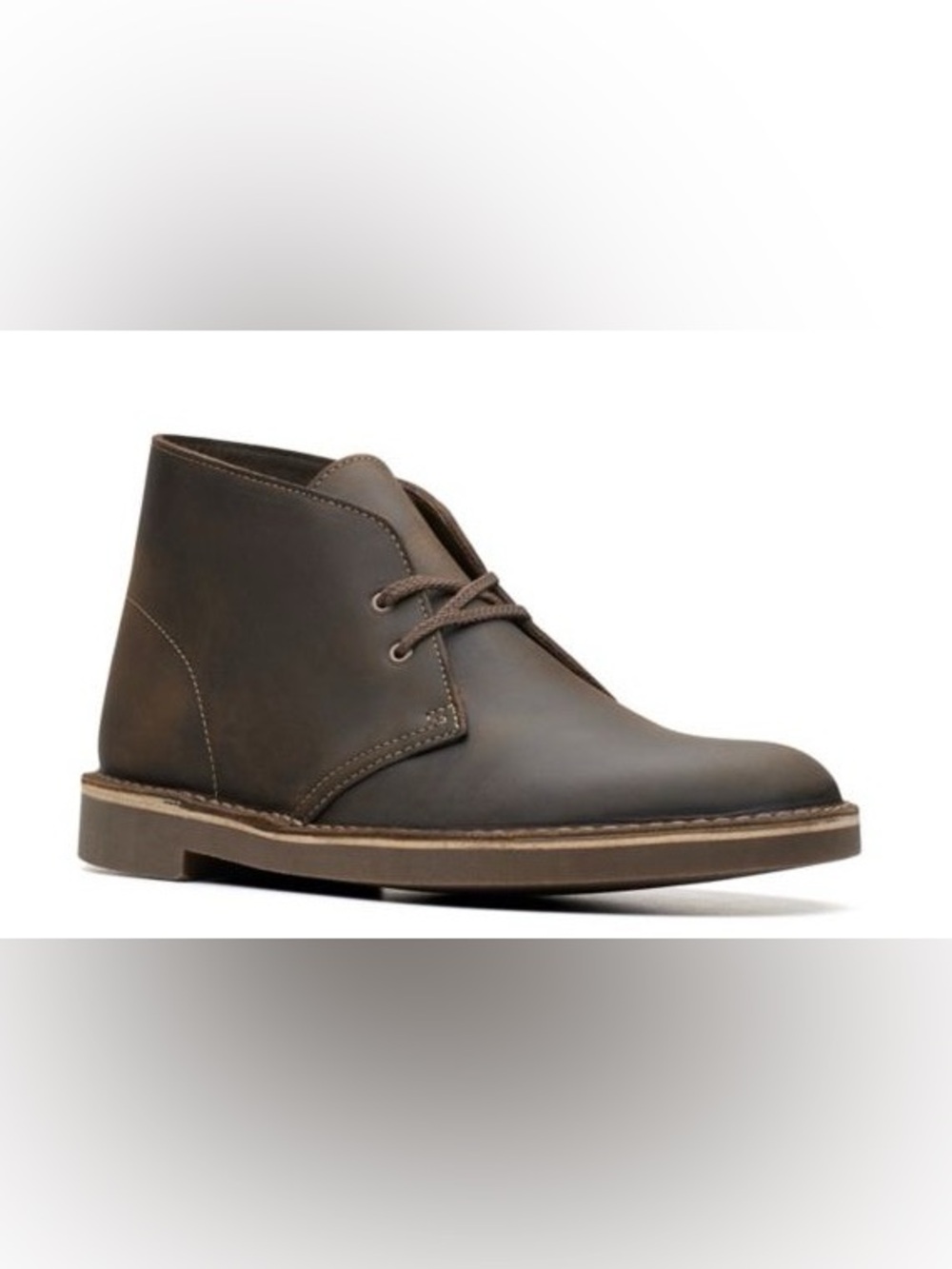 Clarks Collection Bushacre 2 Chukka Boots Dark Brown Leather Size 13 Mens
